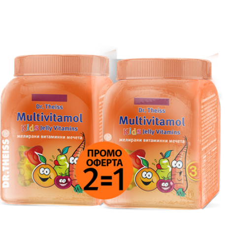 DR.THEISS DUO MULTIVITAMOL jelly bears x 50 1+1