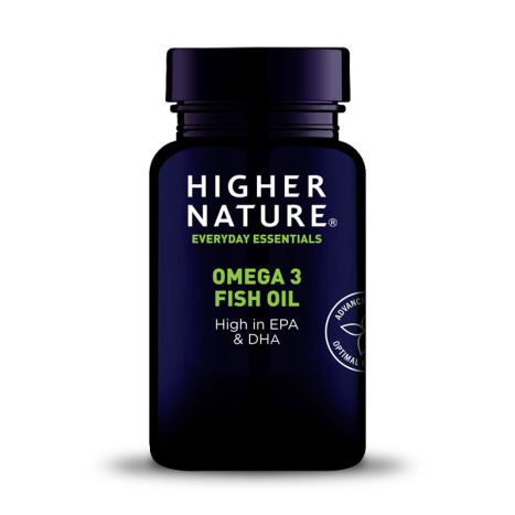 HIGHER NATURE OMEGA 3 FISH OIL for normal heart function x 90 caps
