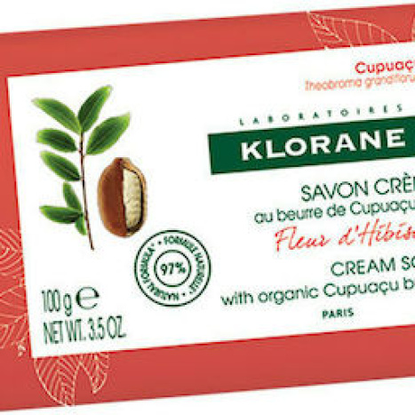 KLORANE Крем-сапун с органично масло от купуасу и Цвят от Хибискус 100gr