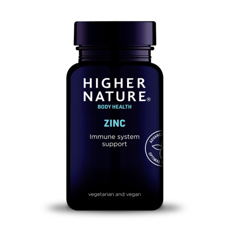 HIGHER NATURE ZINC 20mg to support immunity x 90 tabl