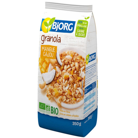 BJORG Organic granola with mango and cashew 350g