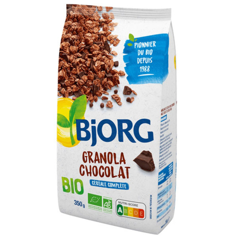BJORG Bio granola with dark chocolate 350g