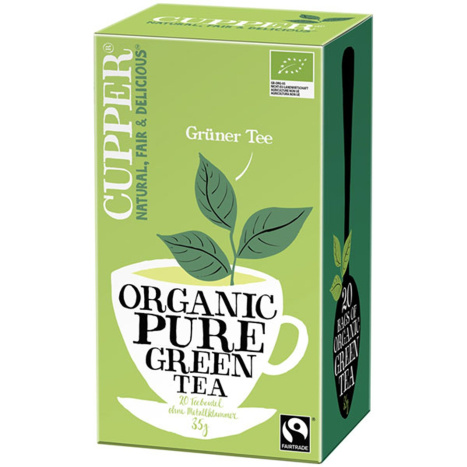 CUPPER TEAS Organic green tea 35g