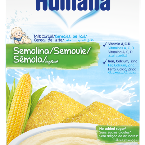 HUMANA MILK PUSSY with corn semolina and milk after the 4th month 200g