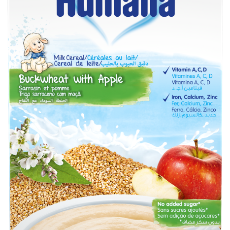 HUMANA MILK POORIUM with buckwheat, apples and milk from the 6th month 200g