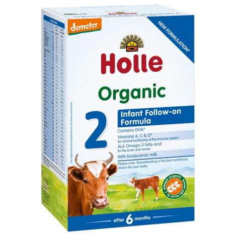 HOLLE Organic cow's milk formula 2 transitional food 600g