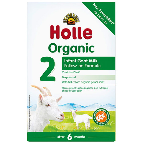 HOLLE Organic goat milk formula 2 transitional for infants 400g