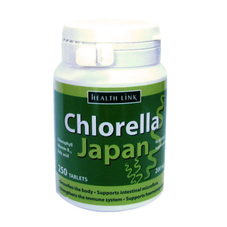 HEALTH LINK CHLORELLA JAPAN for the immune system 200mg x 250 tabl