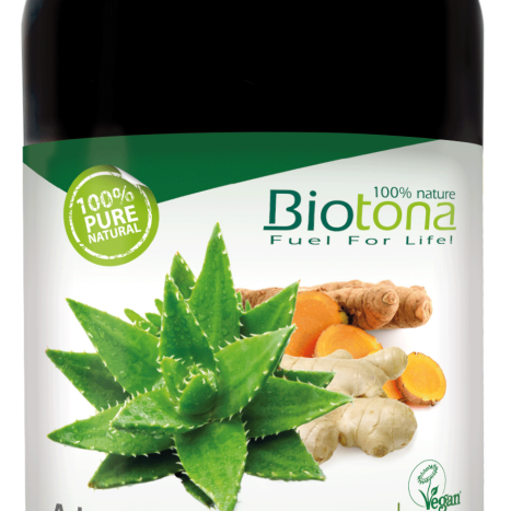BIOTONA Aloe Vera + turmeric + ginger organic juice 1000ml