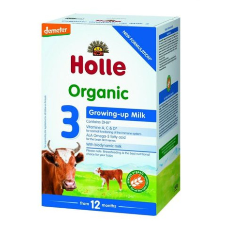 HOLLE Organic cow's milk formula 3 transitional for adolescents 600g