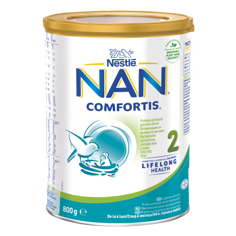 NAN COMFORTIS 2 адаптирано мляко 6м+ 800g