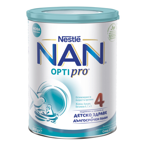 NAN OPTIPRO 4 адаптирано мляко 2г+ 800g
