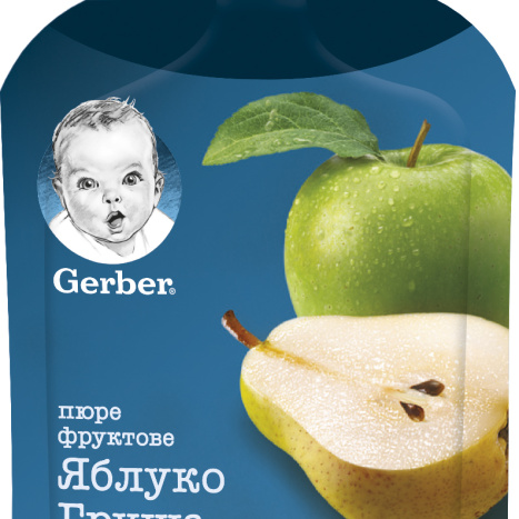 NESTLE GERBER Pouch apple and pear 6+m 90g