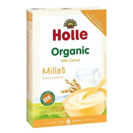 HOLLE Organic milk porridge with millet 250g