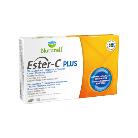 NATURELL ESTER-C PLUS за имунната система x 50 tabl