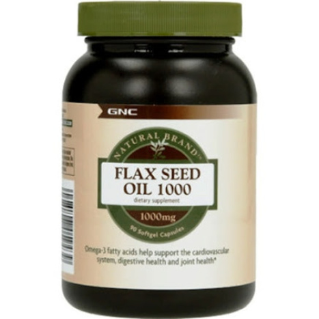 GNC FLAX SEED OIL Flax seed oil 1000mg x 90caps 266801