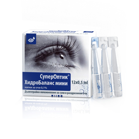 SUPER OPTIC HYDROBALANCE капки за очи 0.5ml x 12 doses