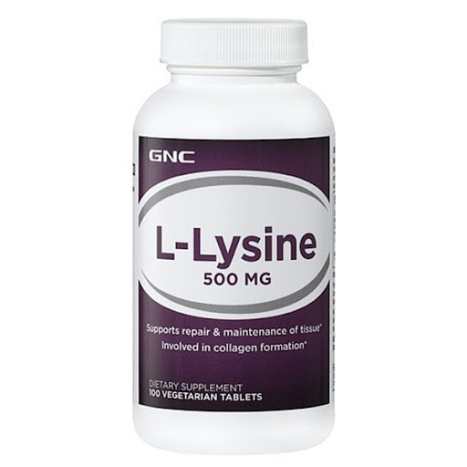 GNC L-LYSINE Л-лизин 500mg x 100tabl 010712