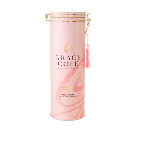 GRACE COLE Vanilla and Peony, Aroma diffuser with reed sticks 200 ml
