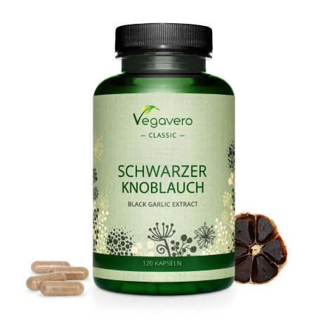VEGAVERO SCHWARZER KNOBLAUCH black garlic antioxidant x 120 caps