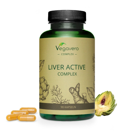 VEGAVERO LIVER ACTIVE COMPLEX Herbal mixture for the liver x 90 caps