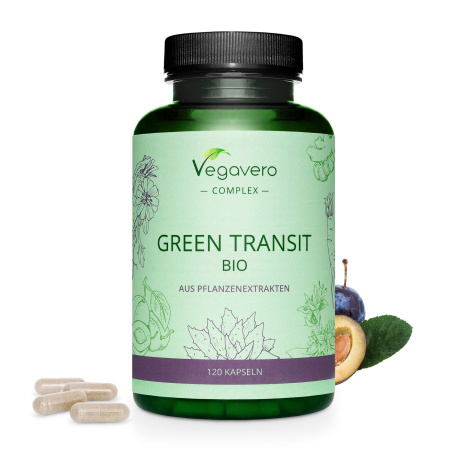 VEGAVERO GREEN TRANSIT BIO Herbal formula for good digestion x 120 caps