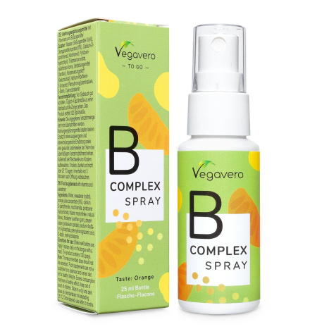 VEGAVERO B COMPLEX oral spray with vitamin B complex with orange flavor 25 ml