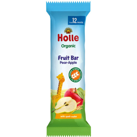 HOLLE Organic apple and pear fruit bar 25g