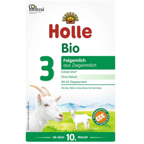 HOLLE Organic goat milk formula 3 transitional food for adolescents 400g