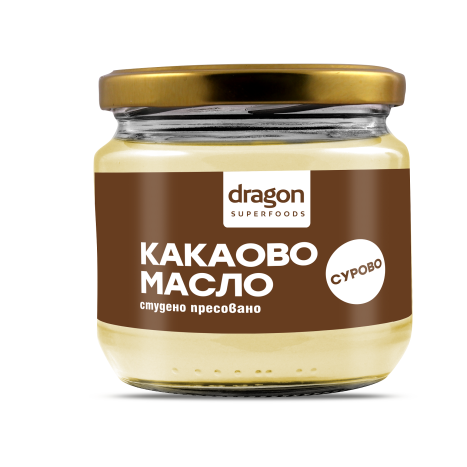DRAGON SUPERFOODS BUTTERUM CACAUM Какаово масло 300ml