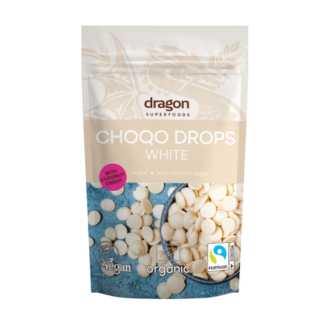 DRAGON SUPERFOODS White chocolate drops 200g