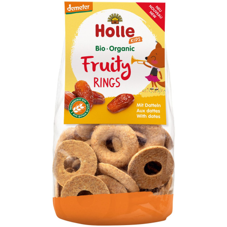 HOLLE Bio butter biscuits with spelled, oats and dates 125g