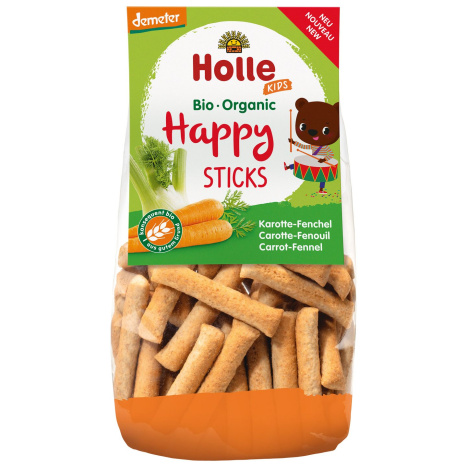 HOLLE Organic spelled snacks with carrots and fennel 100g