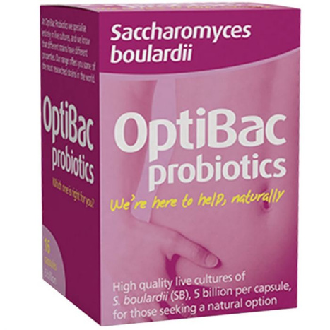 OPTIBAC Пробиотични дрожди x 16 caps