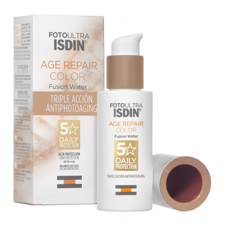 ISDIN FOTOULTRA AGE REPAIR SPF50 tinted anti-aging cream 50ml