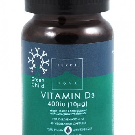 Terra Nova Green Child Vitamin D3 400 10 mg