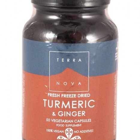 Terra Nova Turmeric & Ginger - 50 capsules