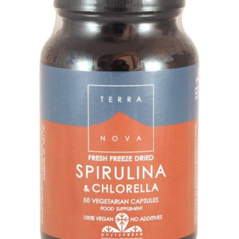 Terra Nova Spirulina Chlorella - 50 caps