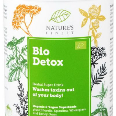 NATURE'S FINEST DETOX Super mix for detoxification with orange flavor 125g