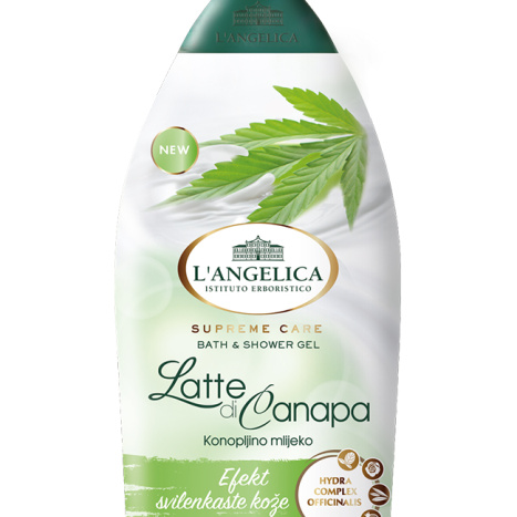 L'ANGELICA OFFICINALIS shower gel with hemp milk 500ml