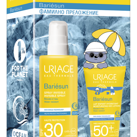 URIAGE PROMO BARIESUN SPF30 sun protection spray 200ml + KIDS SPF50+ lotion 100ml