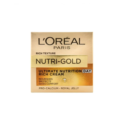 LOREAL NUTRI GOLD ULTIMATE nourishing day cream for dry and very dry skin 50ml