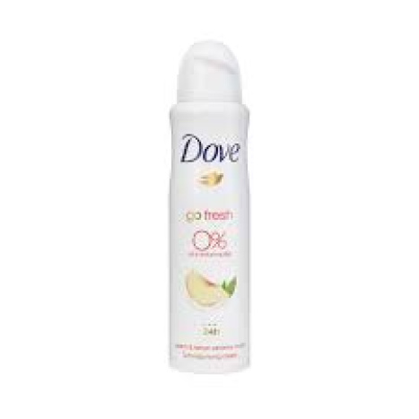 DOVE Go fresh 0% Aluminum deodorant spray without aluminum salts with peach 150ml