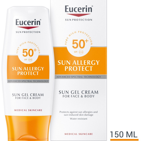 EUCERIN SUN SPF50+ Крем-гел против слънчеви алергии 150ml