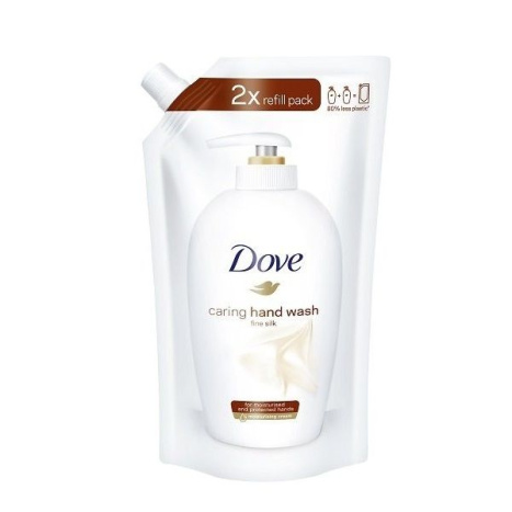 DOVE Fine silk течен крем сапун пълнител 500ml