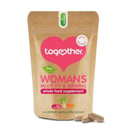 TOGETHER HEALTH WholeVit WOMEN`S MULTI Multivitamins and minerals for women x 30 caps