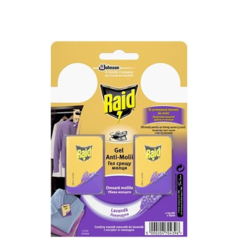 RAID anti-moth gel lavender x 2