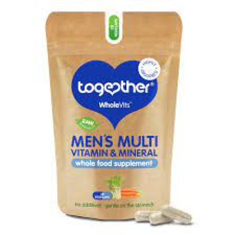 TOGETHER HEALTH WholeVit MEN`S MULTI Multivitamins and minerals for men x 30 caps