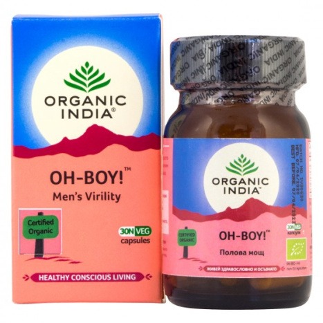 ORGANIC INDIA OH-BOY for sexual potency x 30 caps