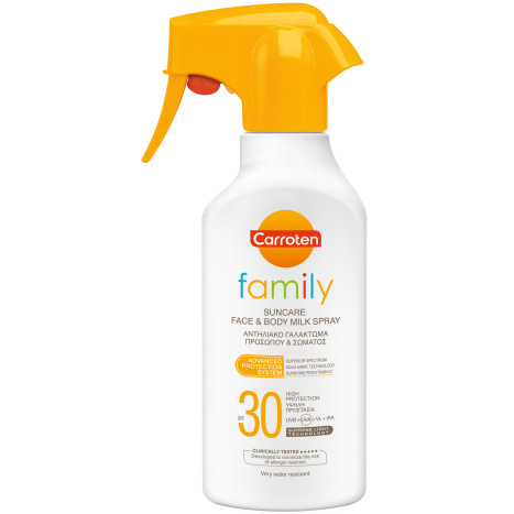 CARROTEN FAMILY SPF30 Sunscreen milk spray 300ml